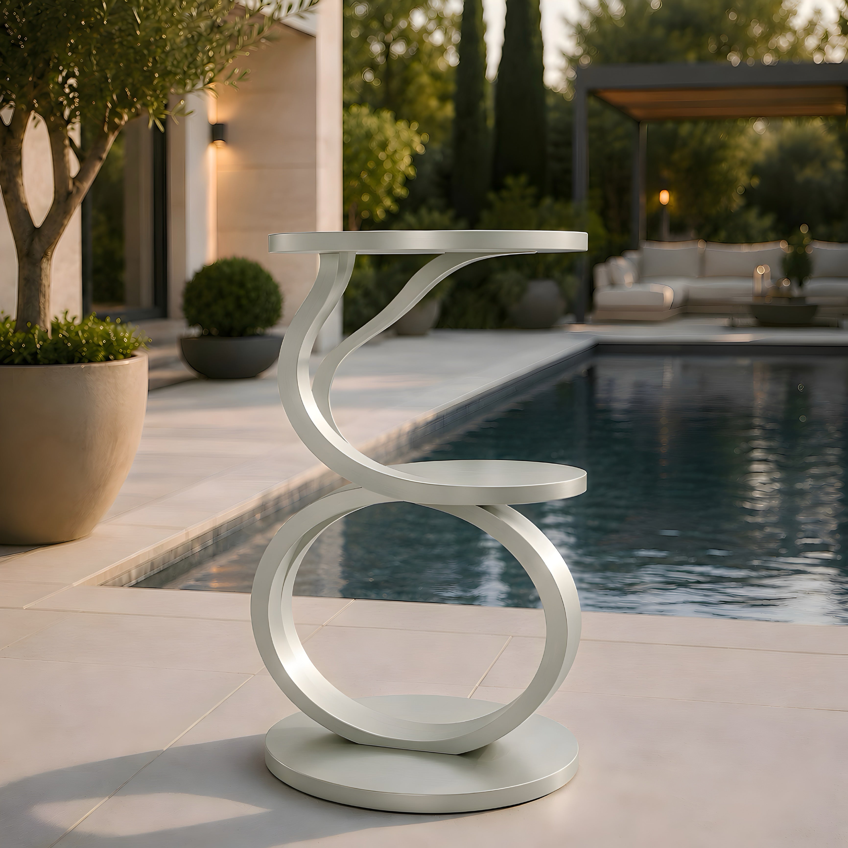 Celestia Sculptural Plant Stand