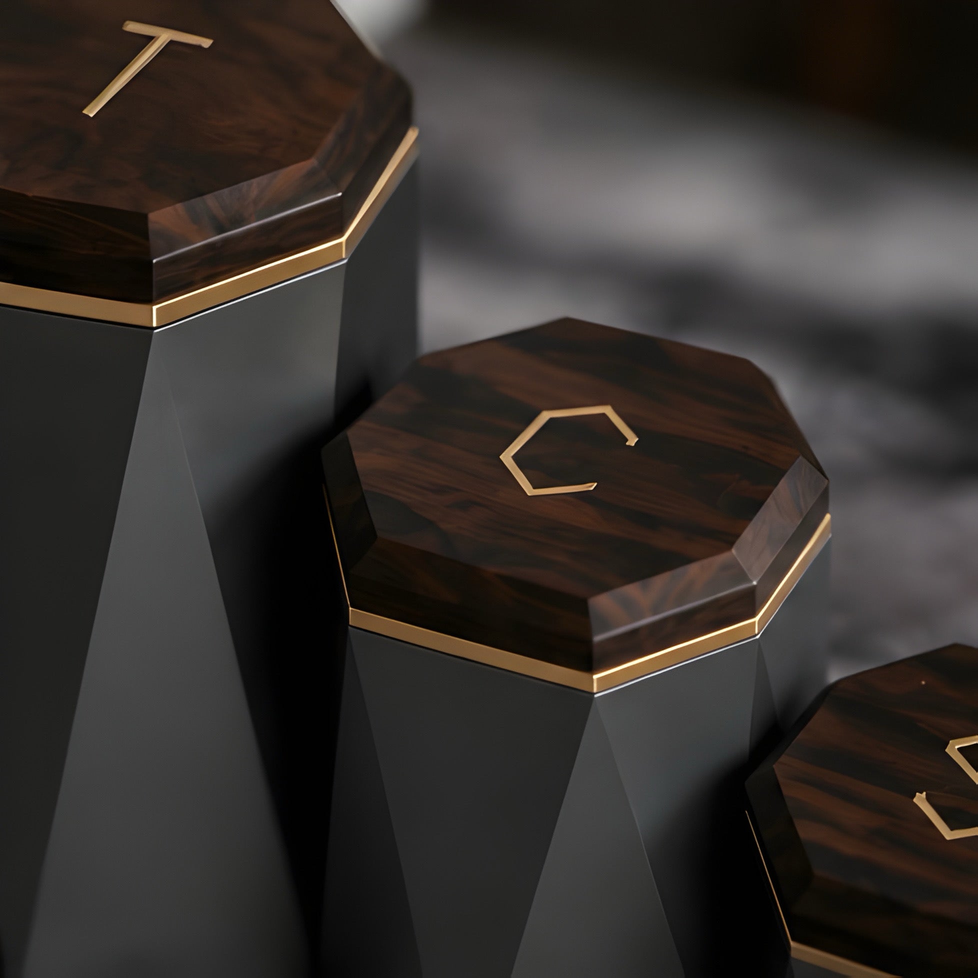 Geometric Canister Set