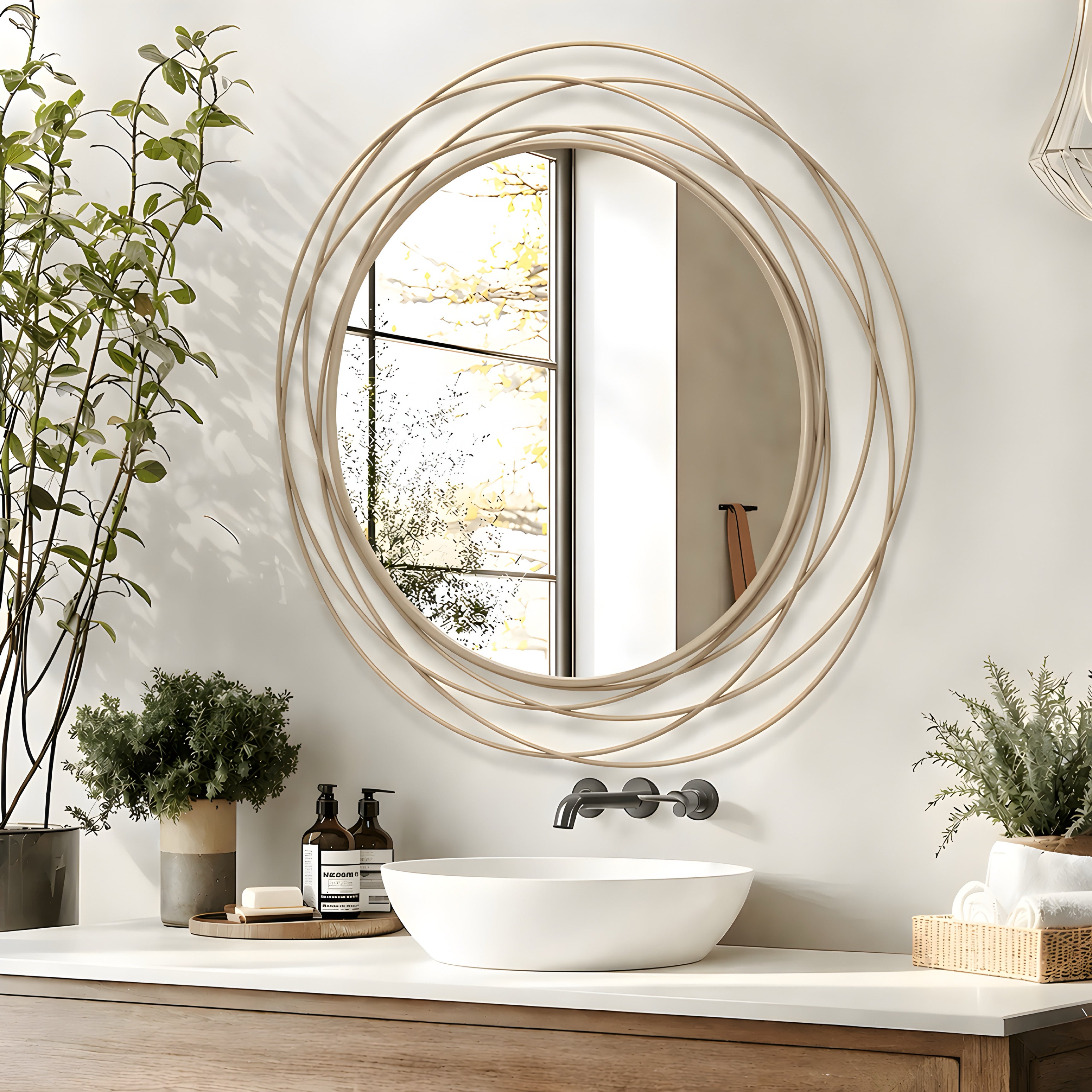 Cirqline Modern Art Mirror