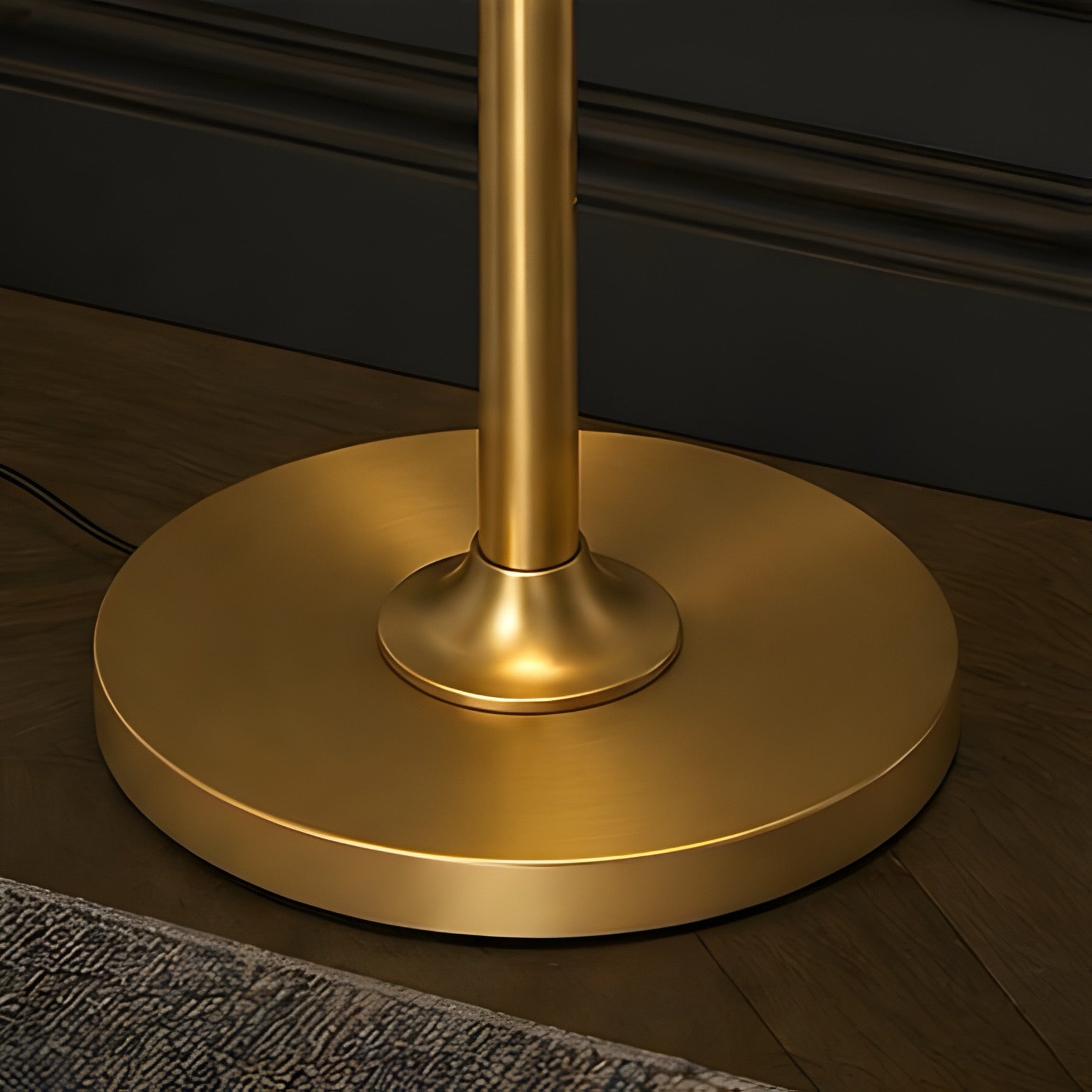 Noir Classic Column Floor Lamp