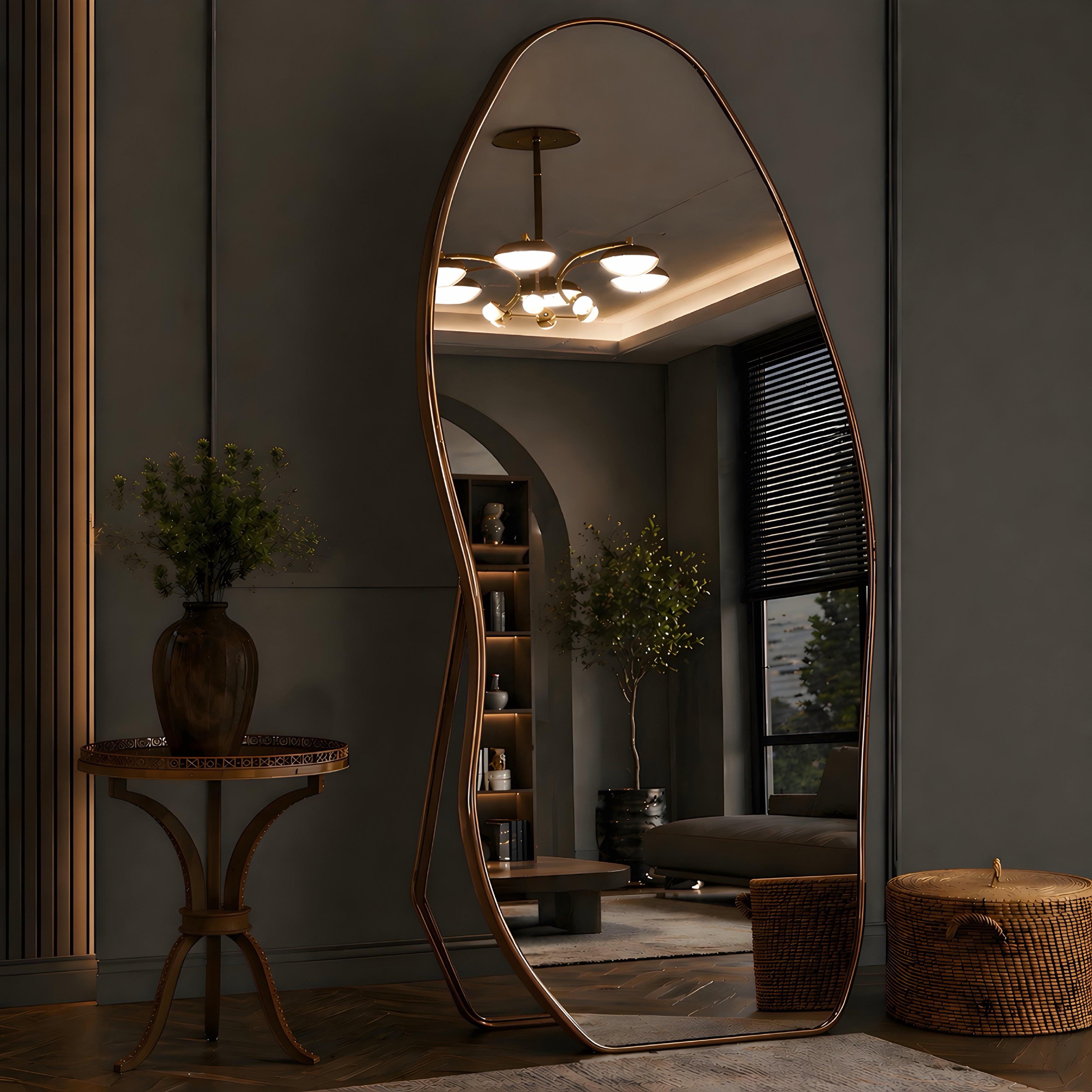 Flow Floor Mirror