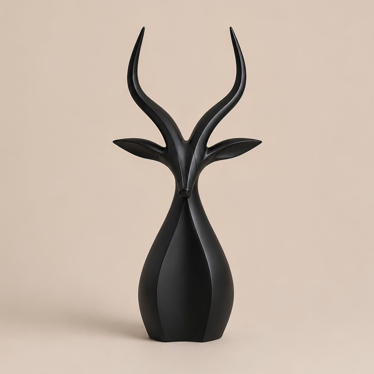 ABSTRACT DEER FIGURE DECORATIVE SCULPTURE