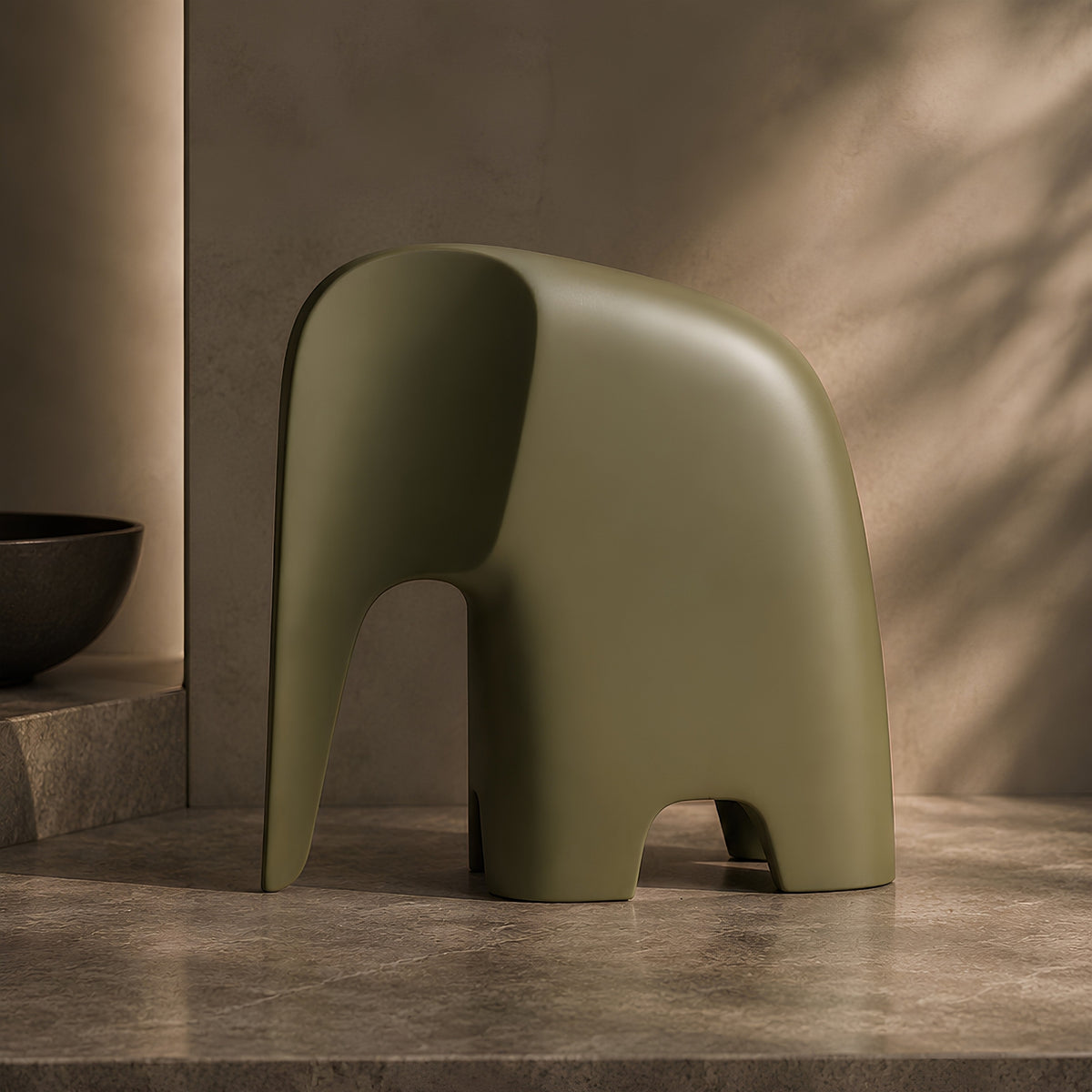 ABSTRACT ELEPHANT DECORATIVE SCULPTURE