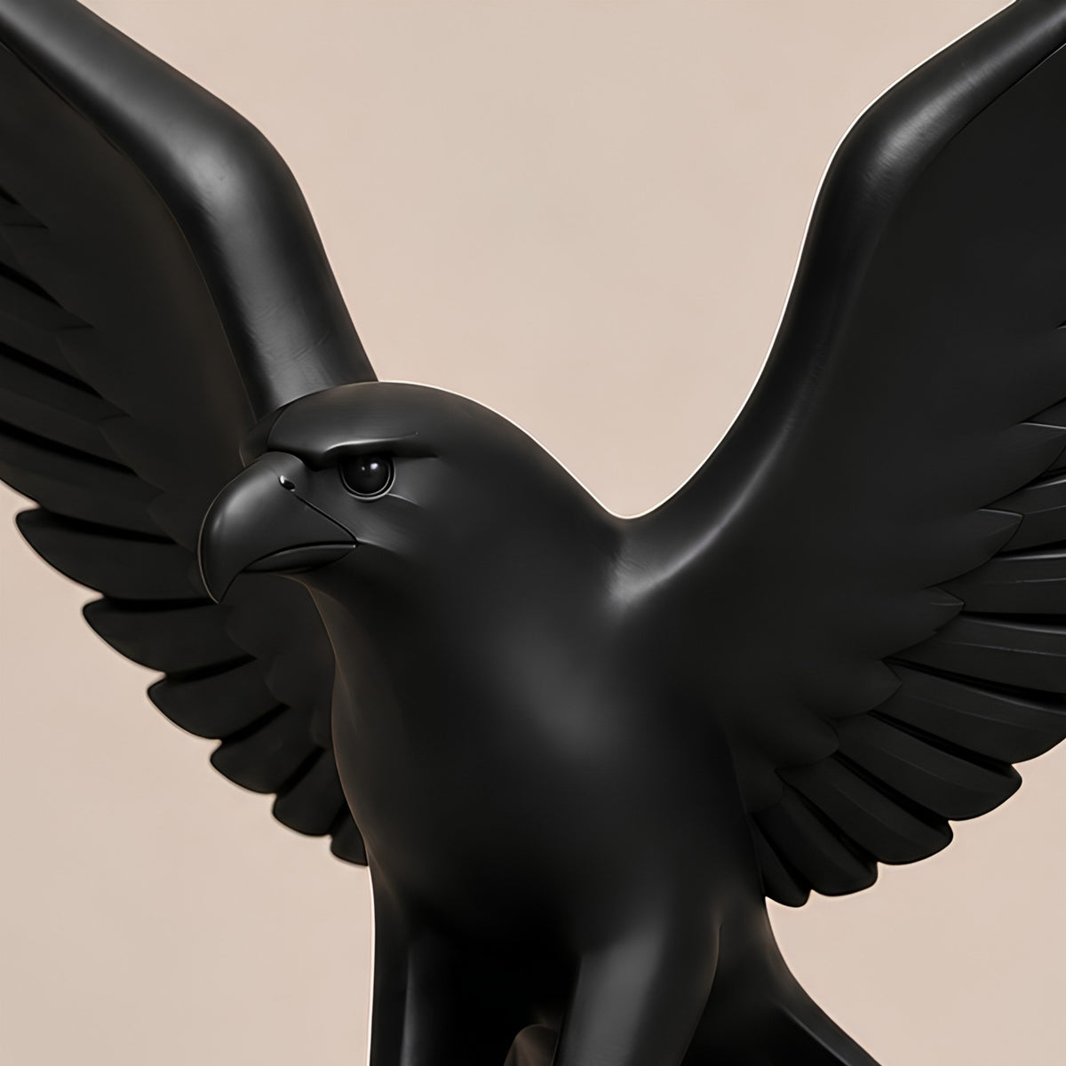 EAGLE WITH SPREAD WINGS DECORATIVE SCULPTURE