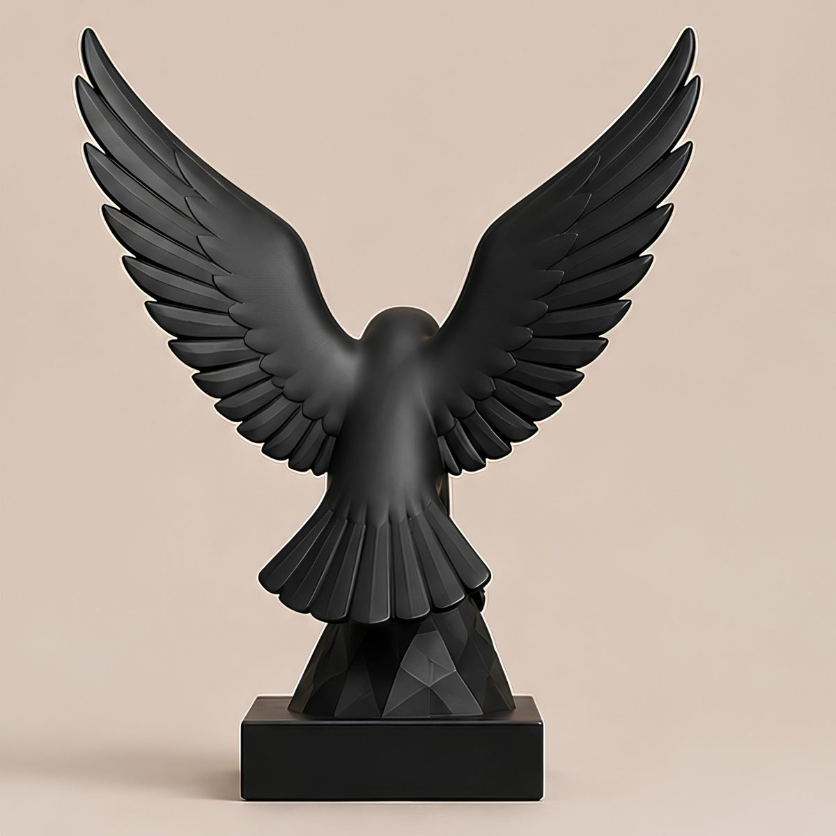 EAGLE WITH SPREAD WINGS DECORATIVE SCULPTURE