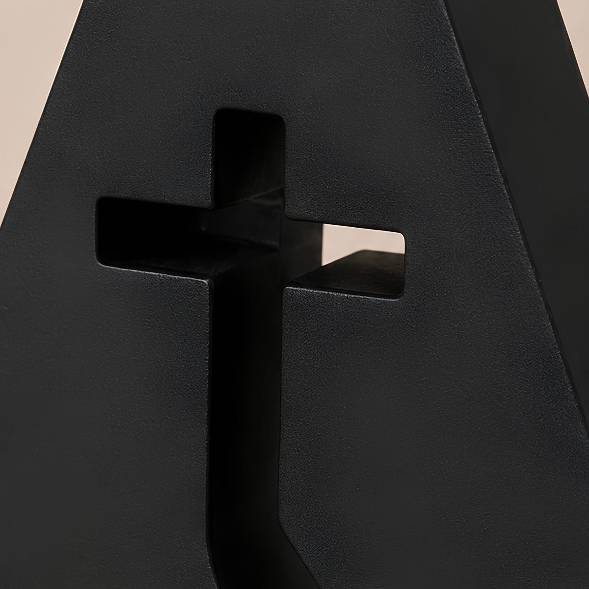ABSTRACT CROSS FIGURE DECORATIVE SCULPTURE