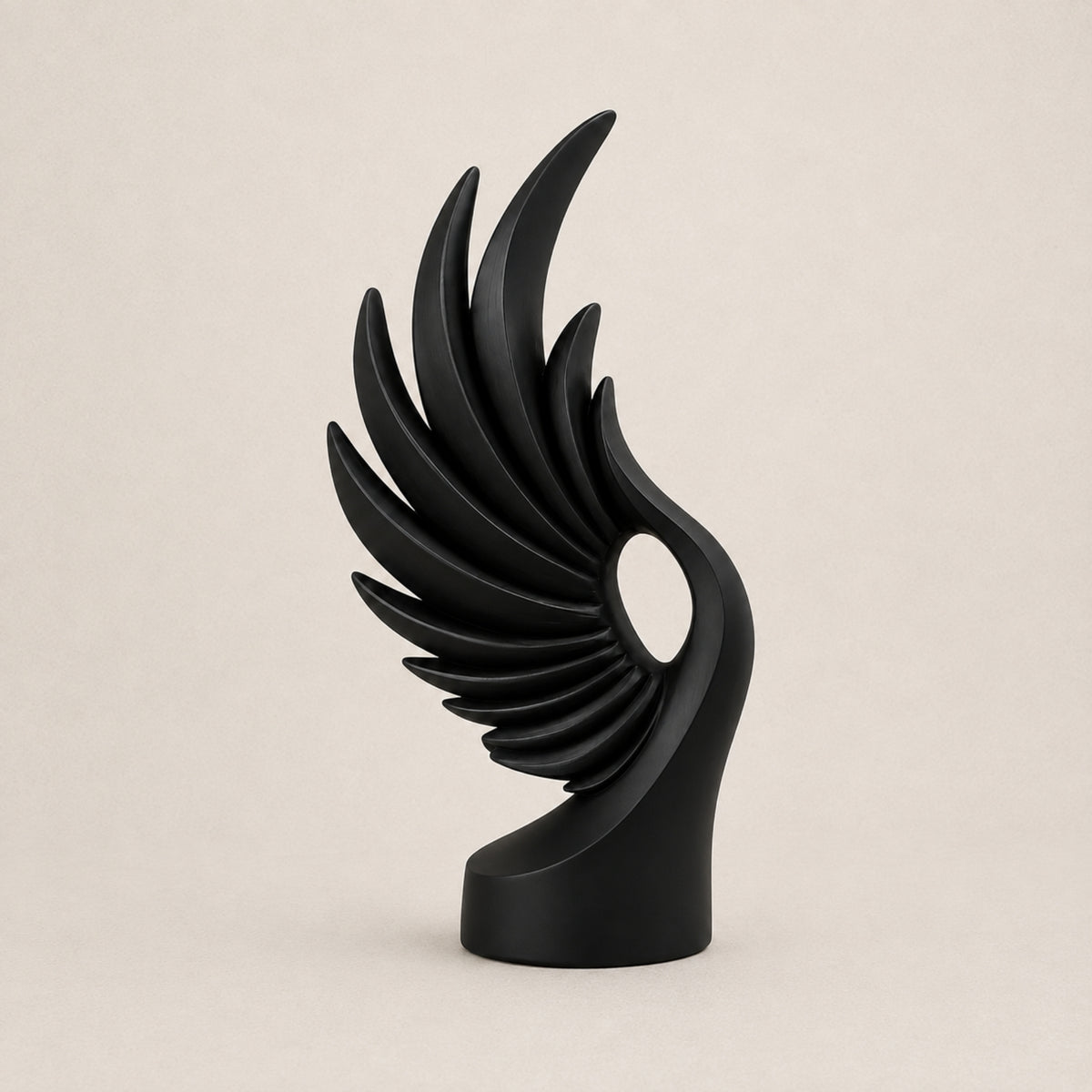 ABSTRACT WING DECORATIVE SCULPTURE