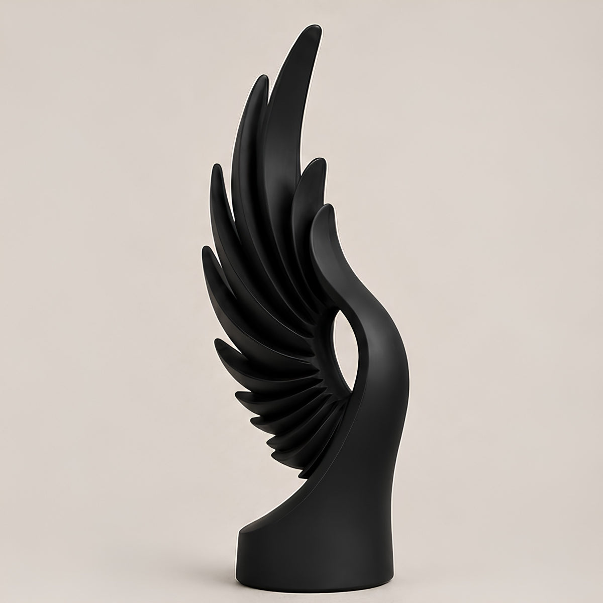 ABSTRACT WING DECORATIVE SCULPTURE