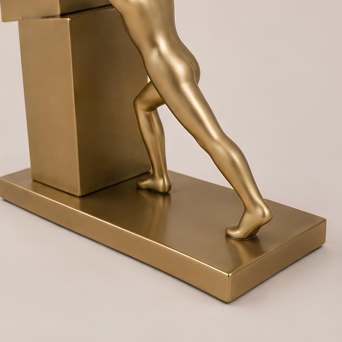 BALANCING MAN FIGURE DECORATIVE SCULPTURE