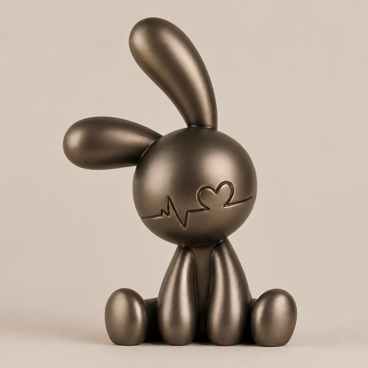 HEARTBEAT BUNNY DECORATIVE SCULPTURE
