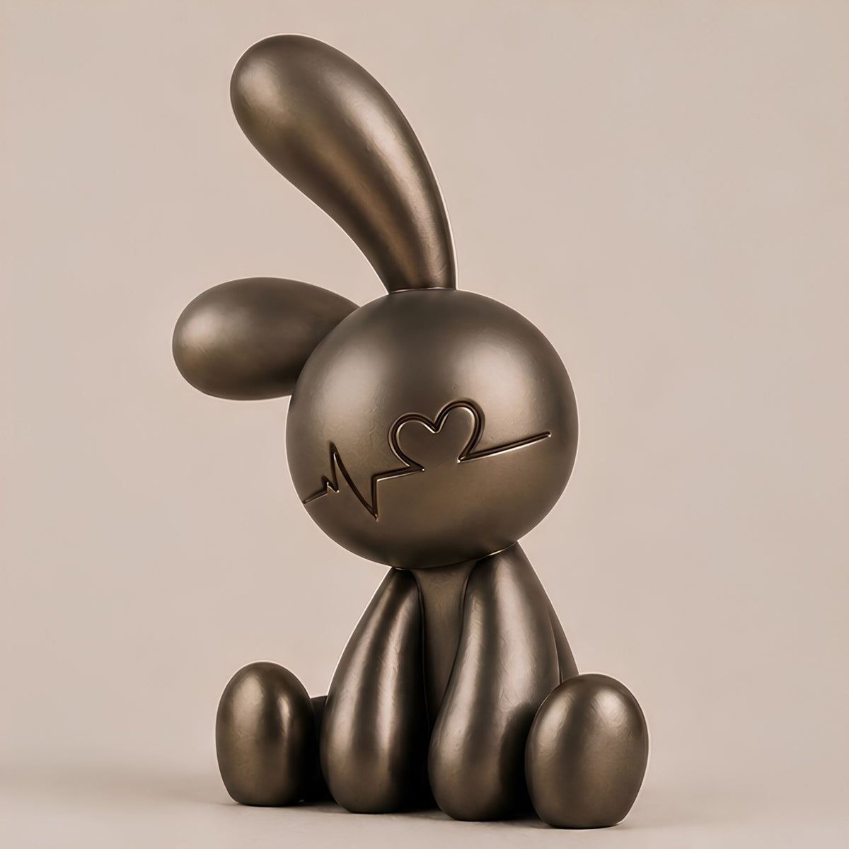 HEARTBEAT BUNNY DECORATIVE SCULPTURE