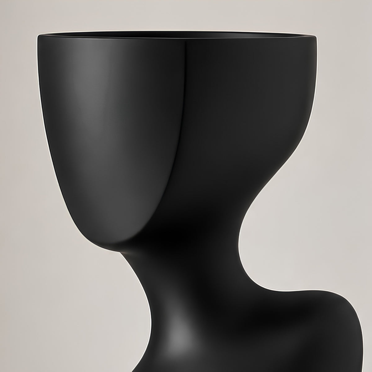 ABSTRACT SCULPTURAL VASE