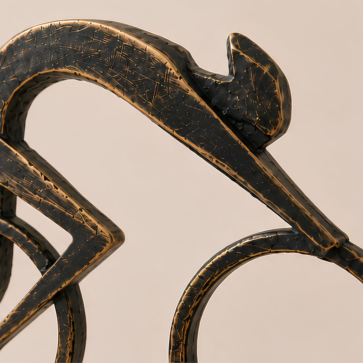 CYCLIST DECORATIVE SCULPTURE