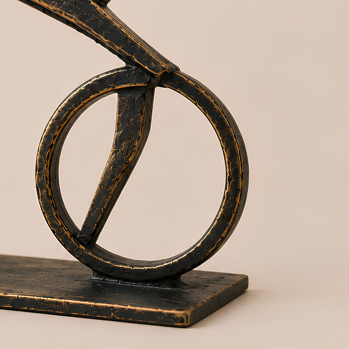 CYCLIST DECORATIVE SCULPTURE