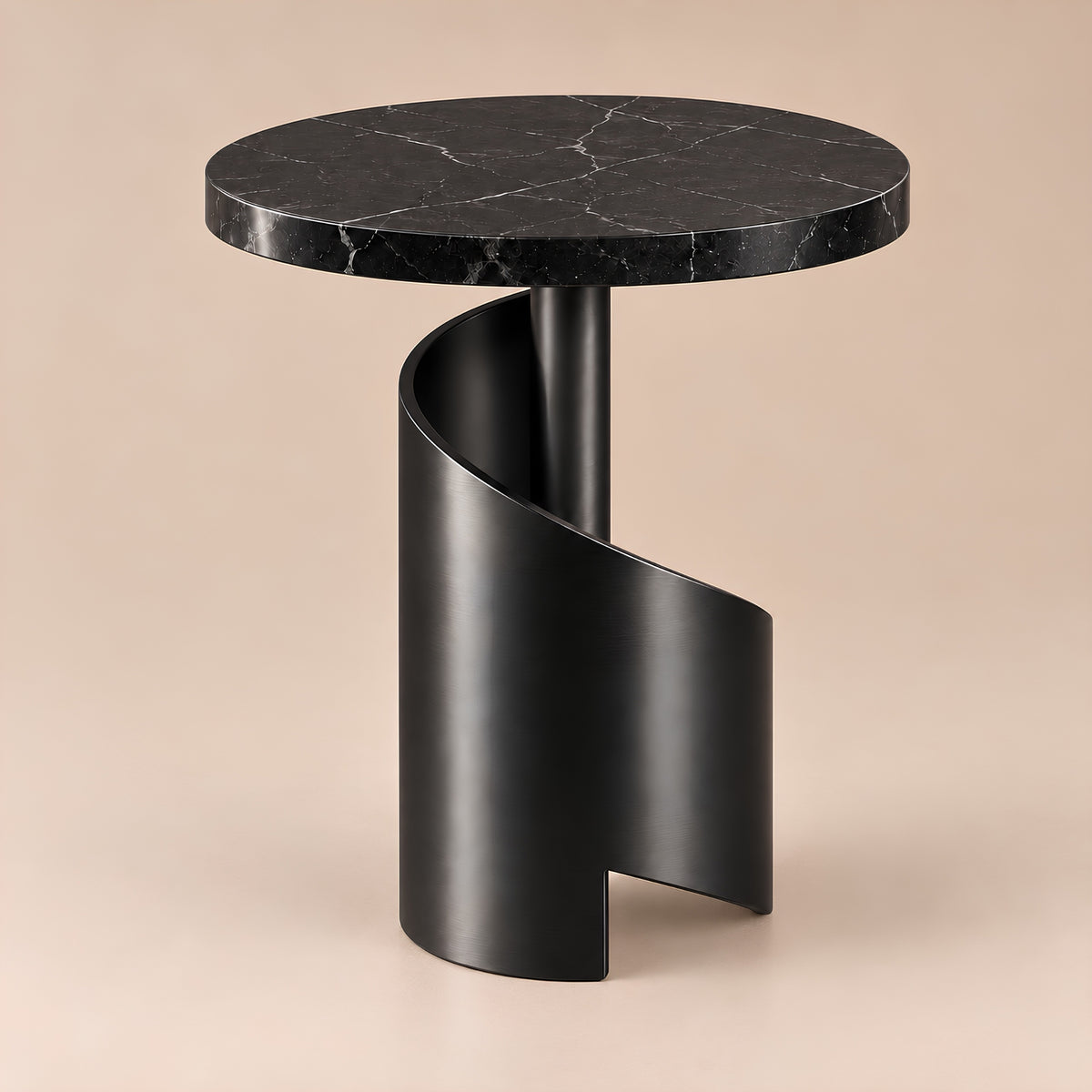 SPIRAL TOP SIDE TABLE