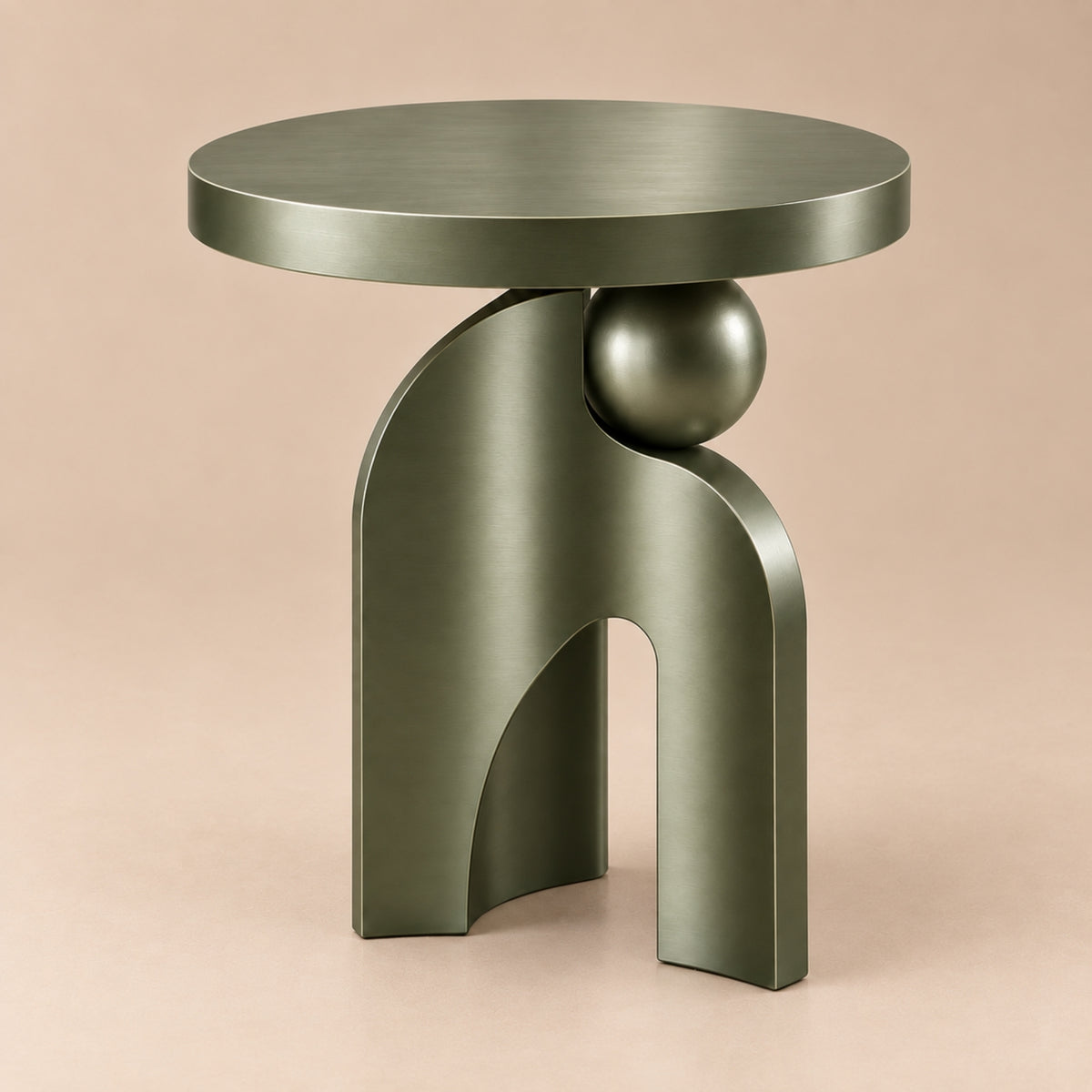 SCULPTURAL SIDE TABLE