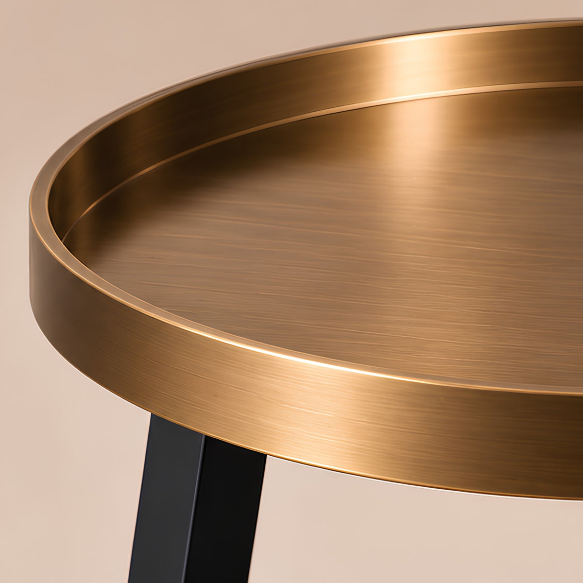 THREE TIER ROUND TRAY SIDE TABLE