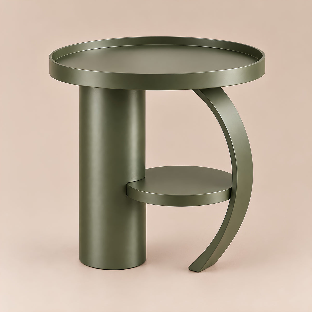 ROUND TRAY SIDE TABLE