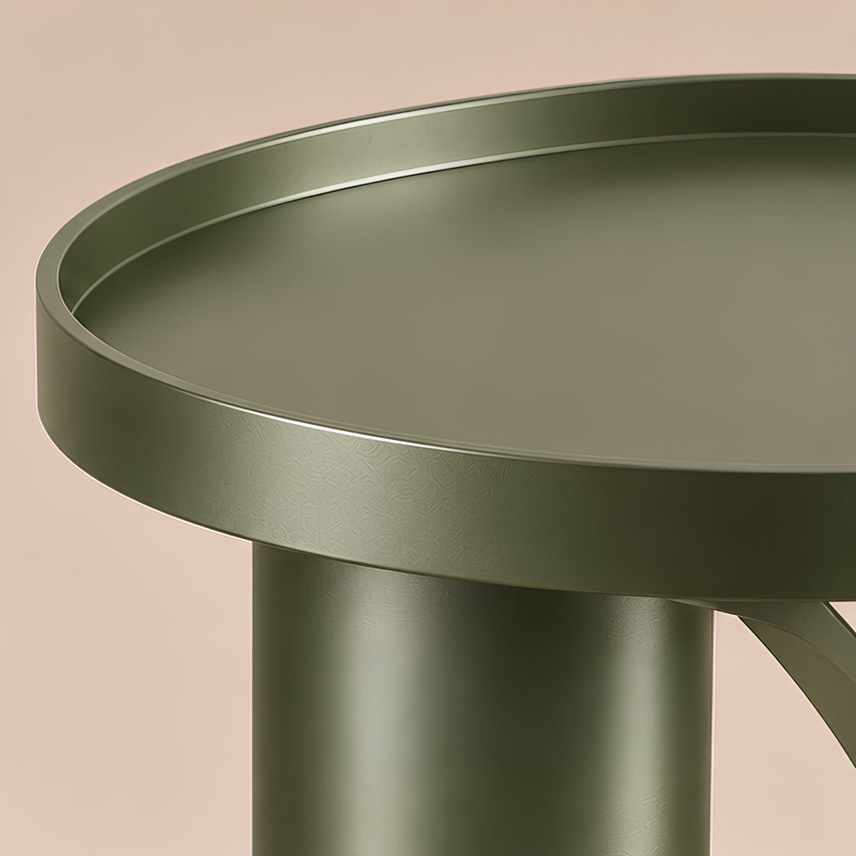 ROUND TRAY SIDE TABLE