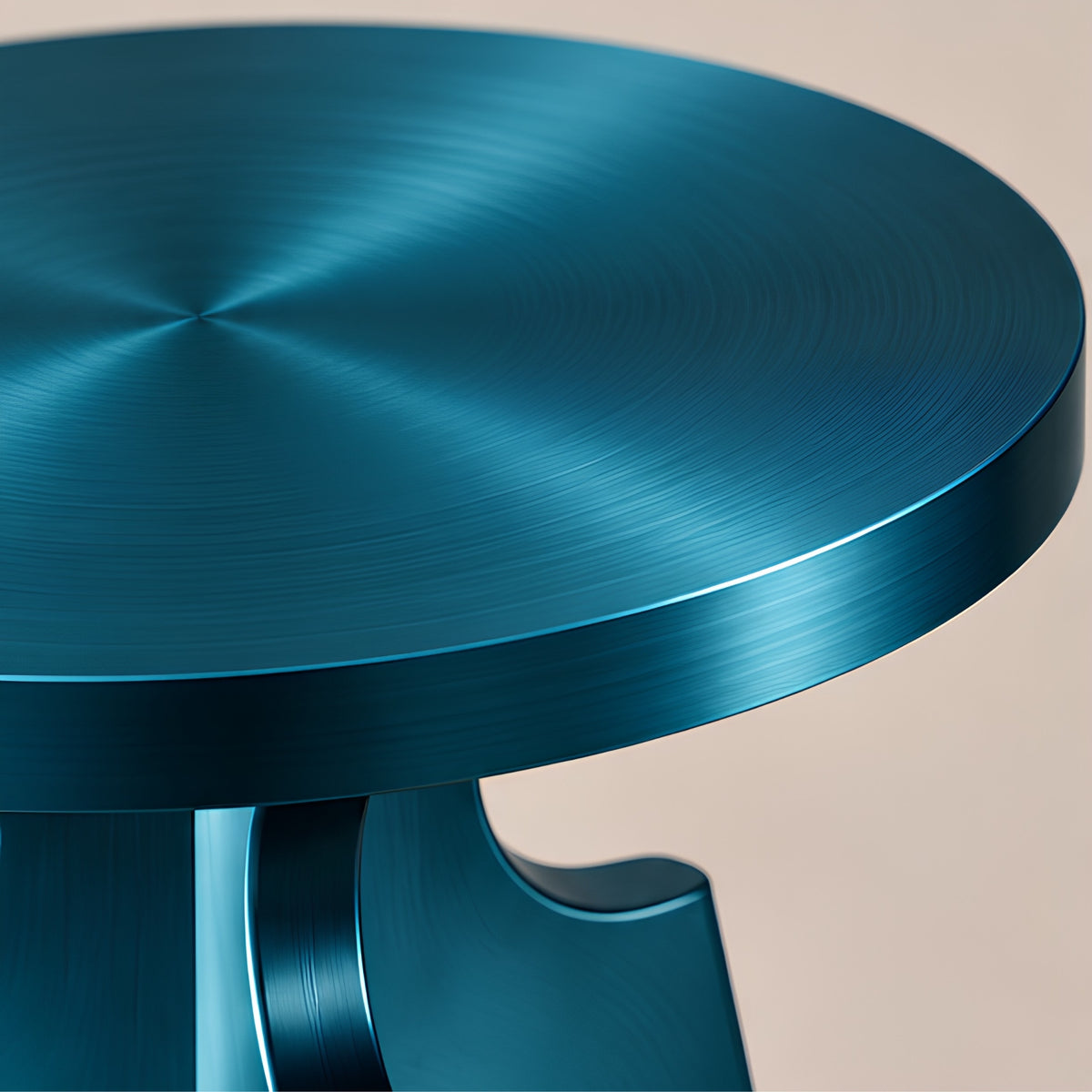 METALLIC SIDE TABLE