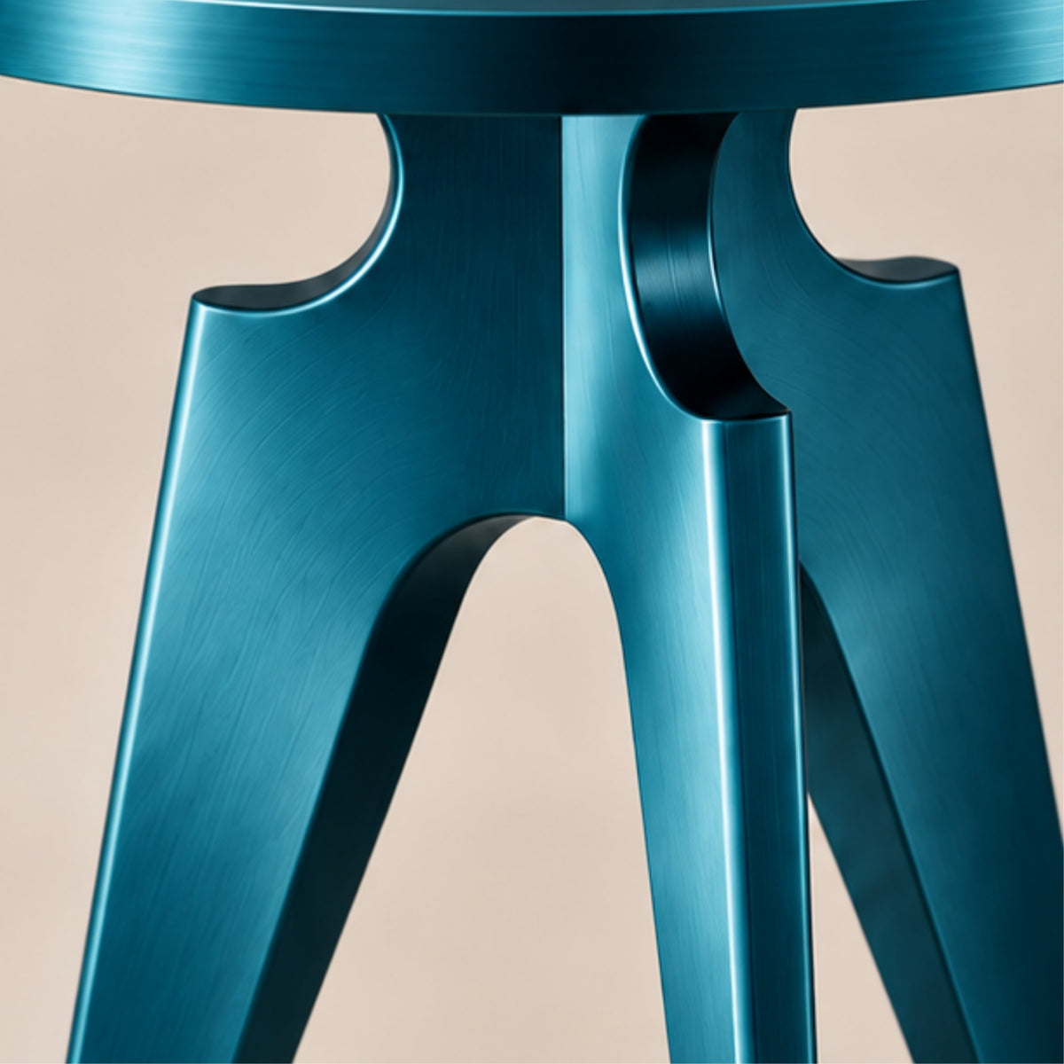 METALLIC SIDE TABLE