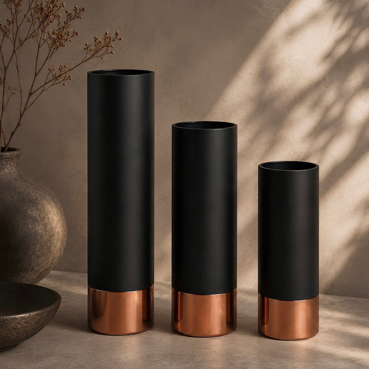 CYLINDER VASE SET