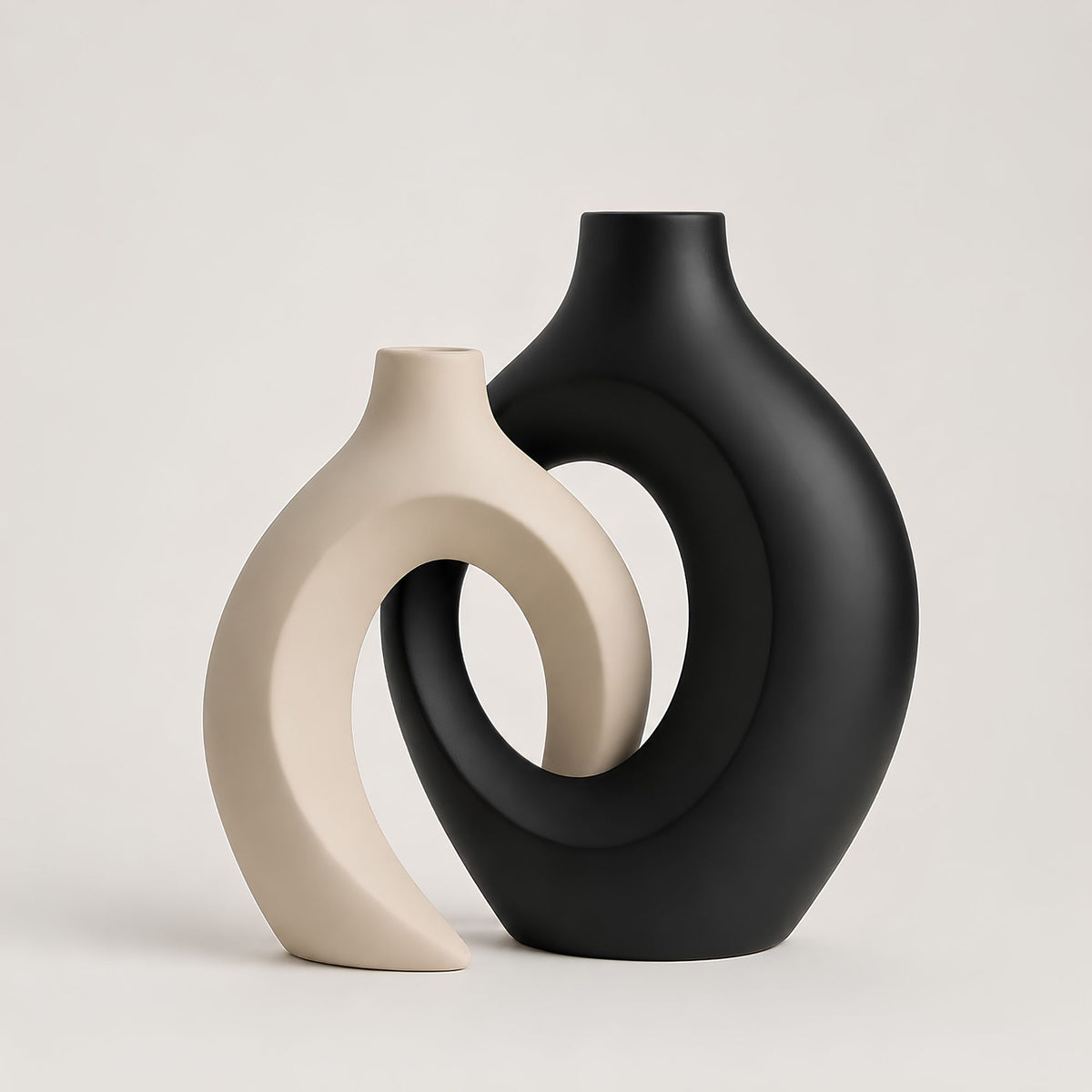 ABSTRACT LOOP VASE SET