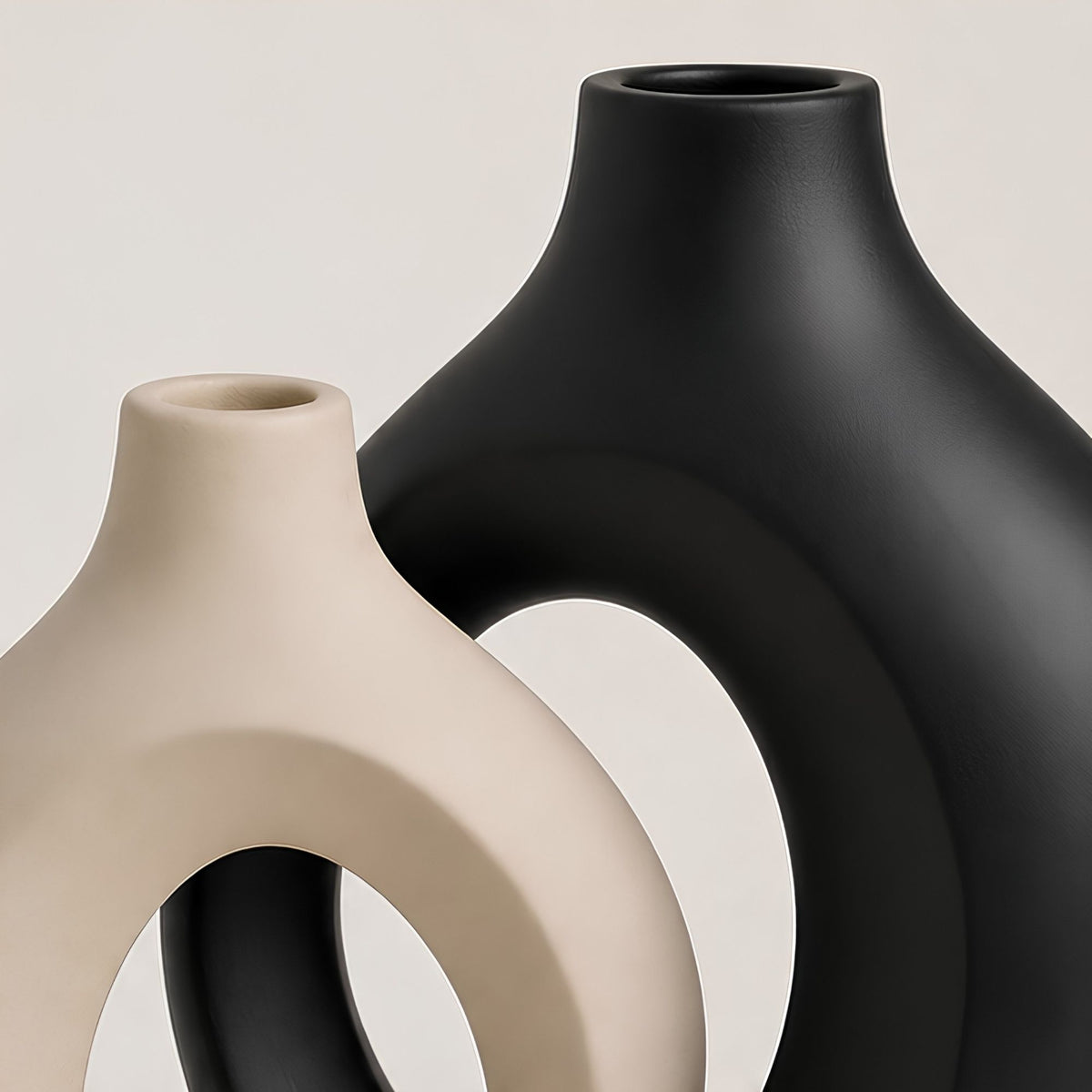 ABSTRACT LOOP VASE SET