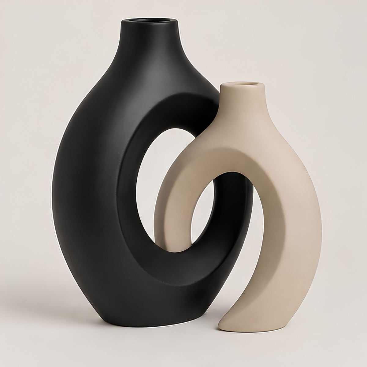 ABSTRACT LOOP VASE SET