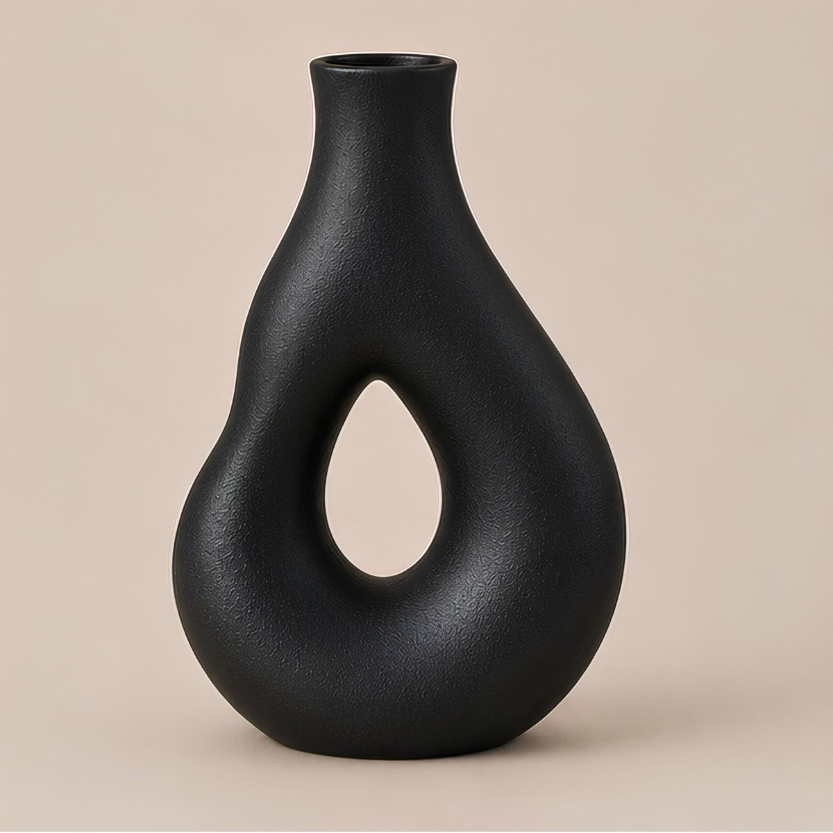 ABSTRACT CUTOUT DECORATIVE VASE