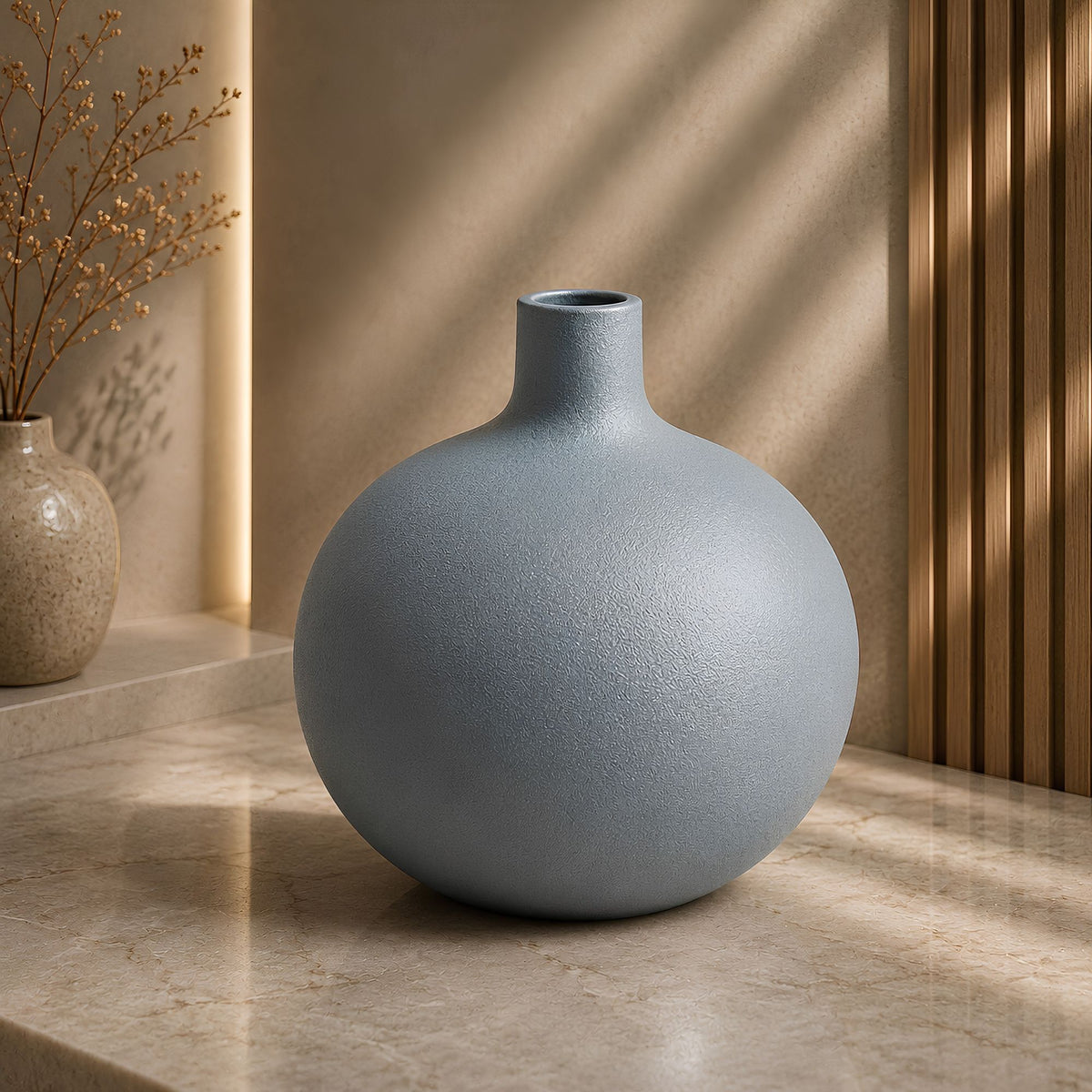 ROUND NECK DECORATIVE VASE