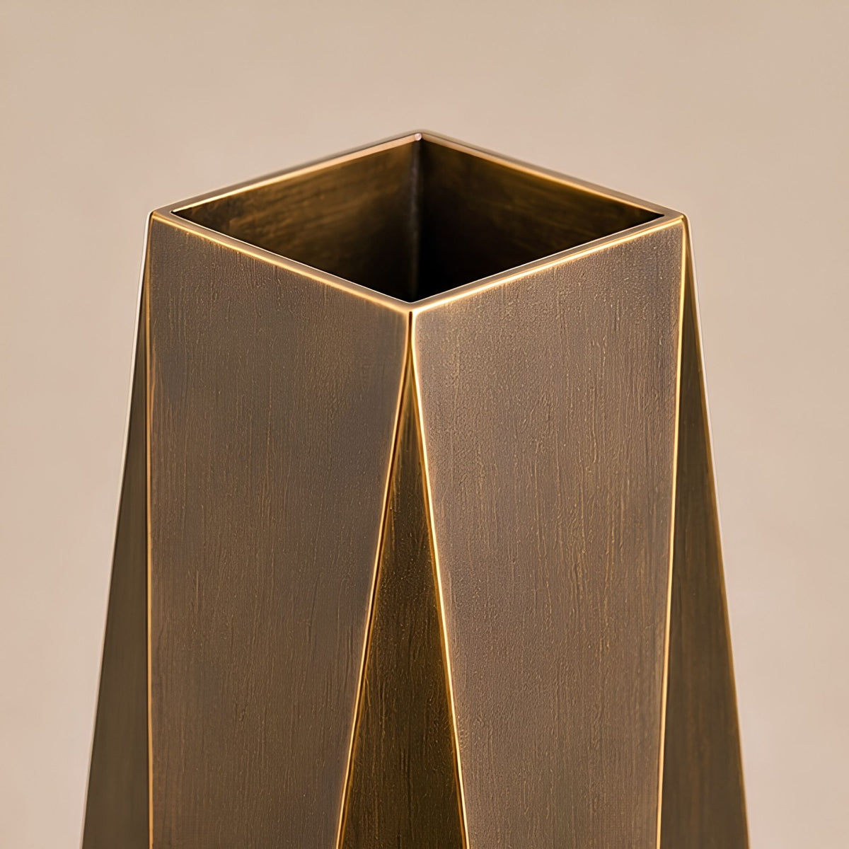 TALL GEOMETRIC DECORATIVE VASE