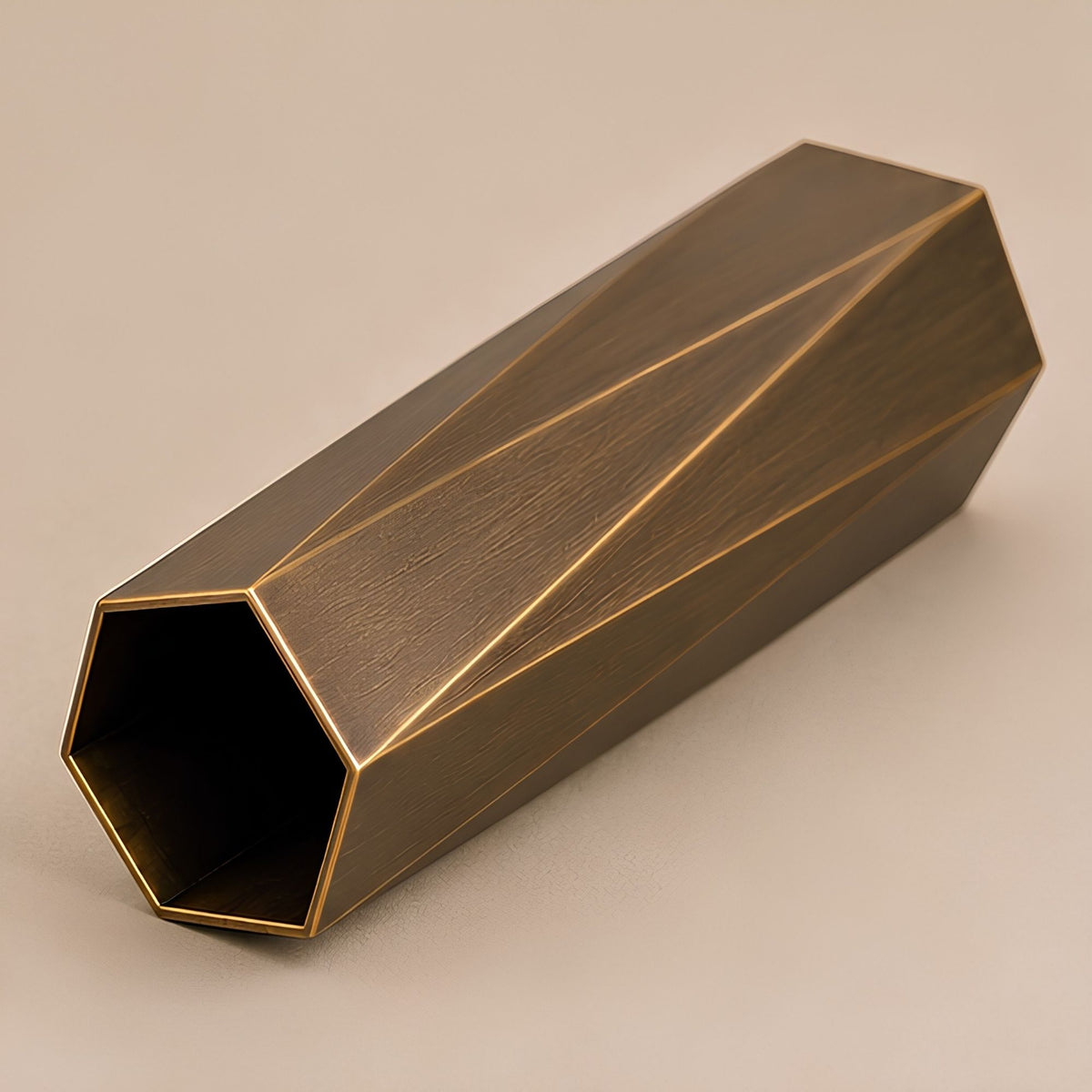 TALL GEOMETRIC DECORATIVE VASE
