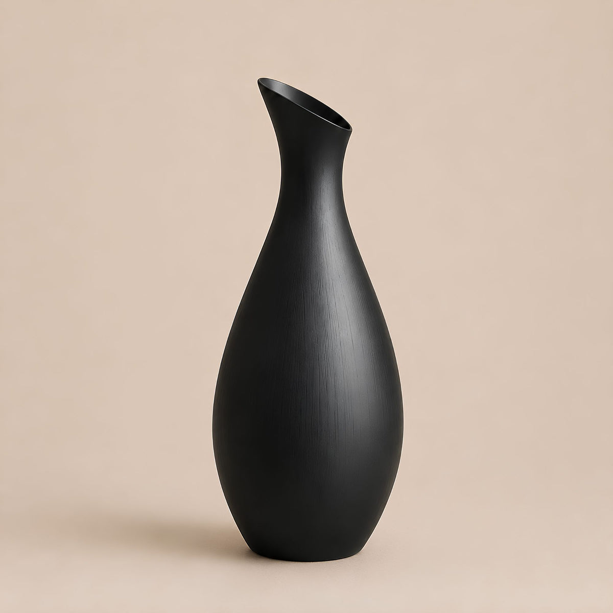 TALL CURVED NECK DECORATIVE VASE