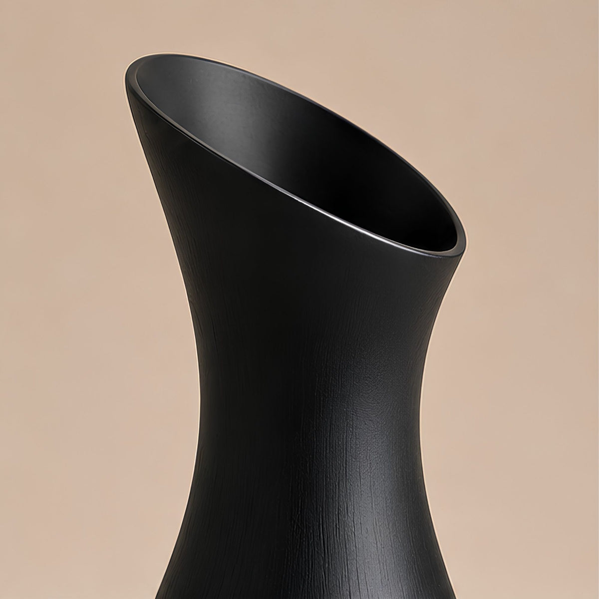 TALL CURVED NECK DECORATIVE VASE