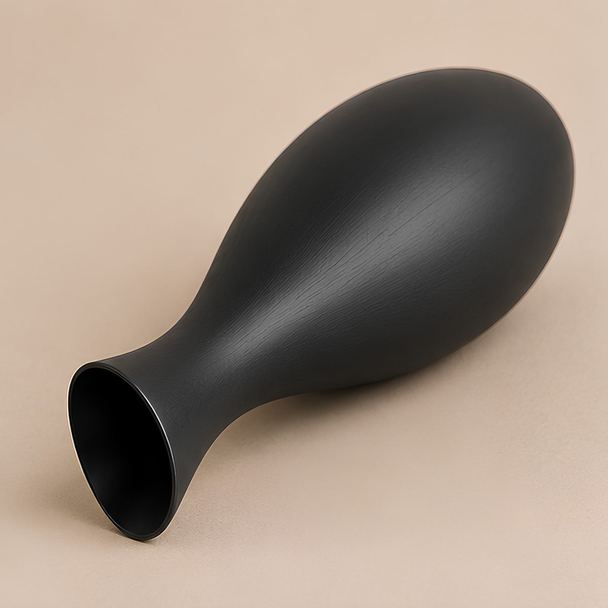 TALL CURVED NECK DECORATIVE VASE