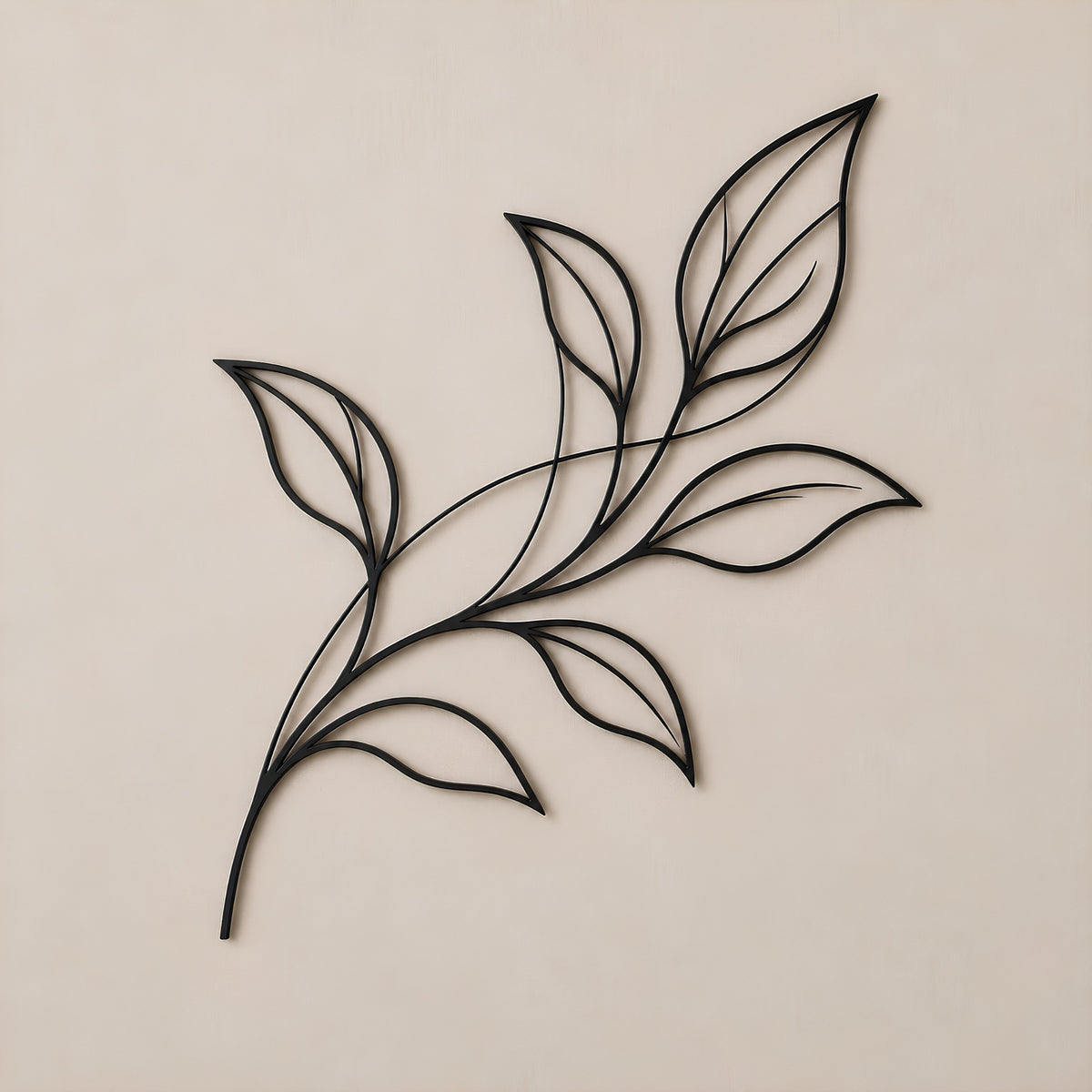 BOTANICAL LEAF BRANCH WALL DECOR
