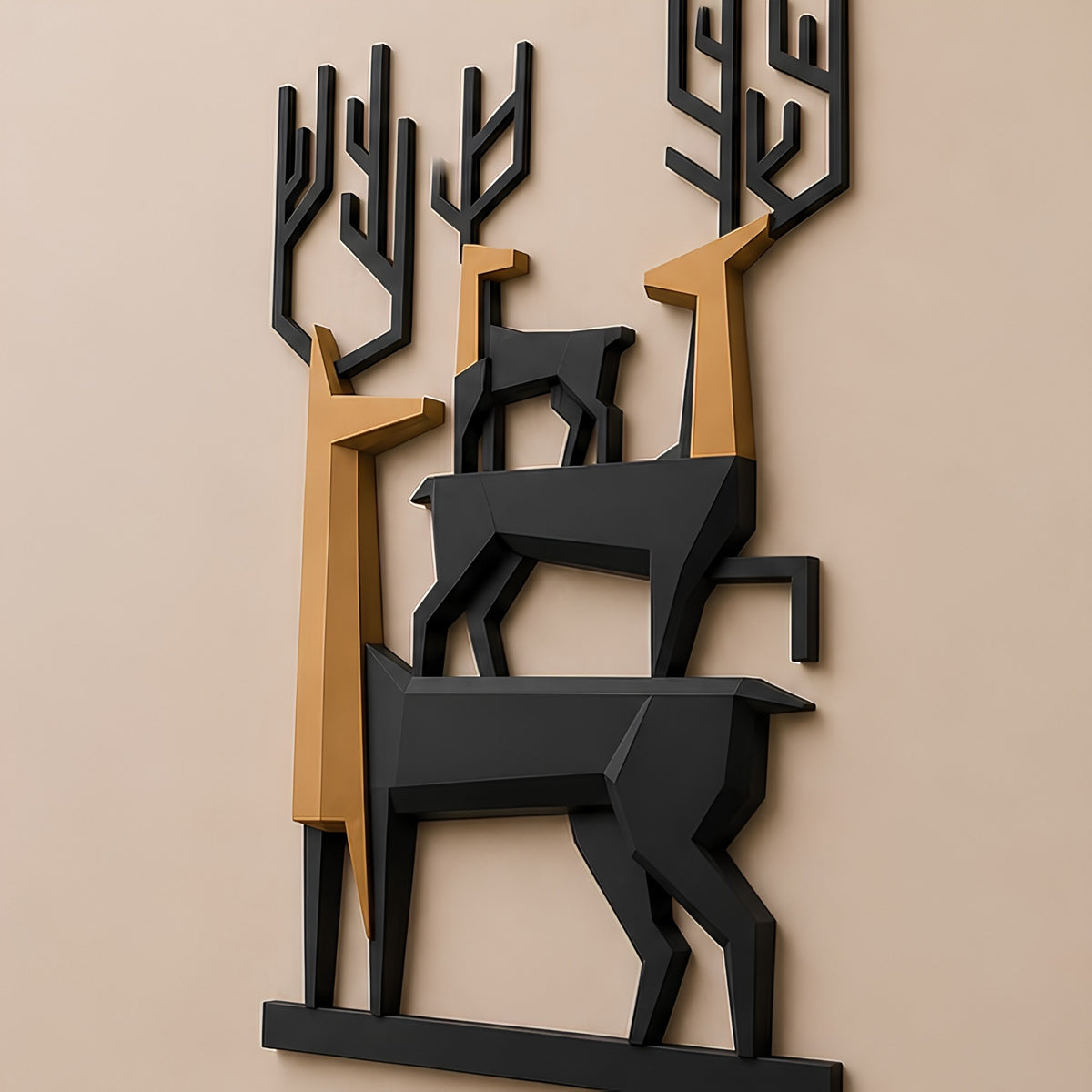 DEER FAMILY WALL DECOR