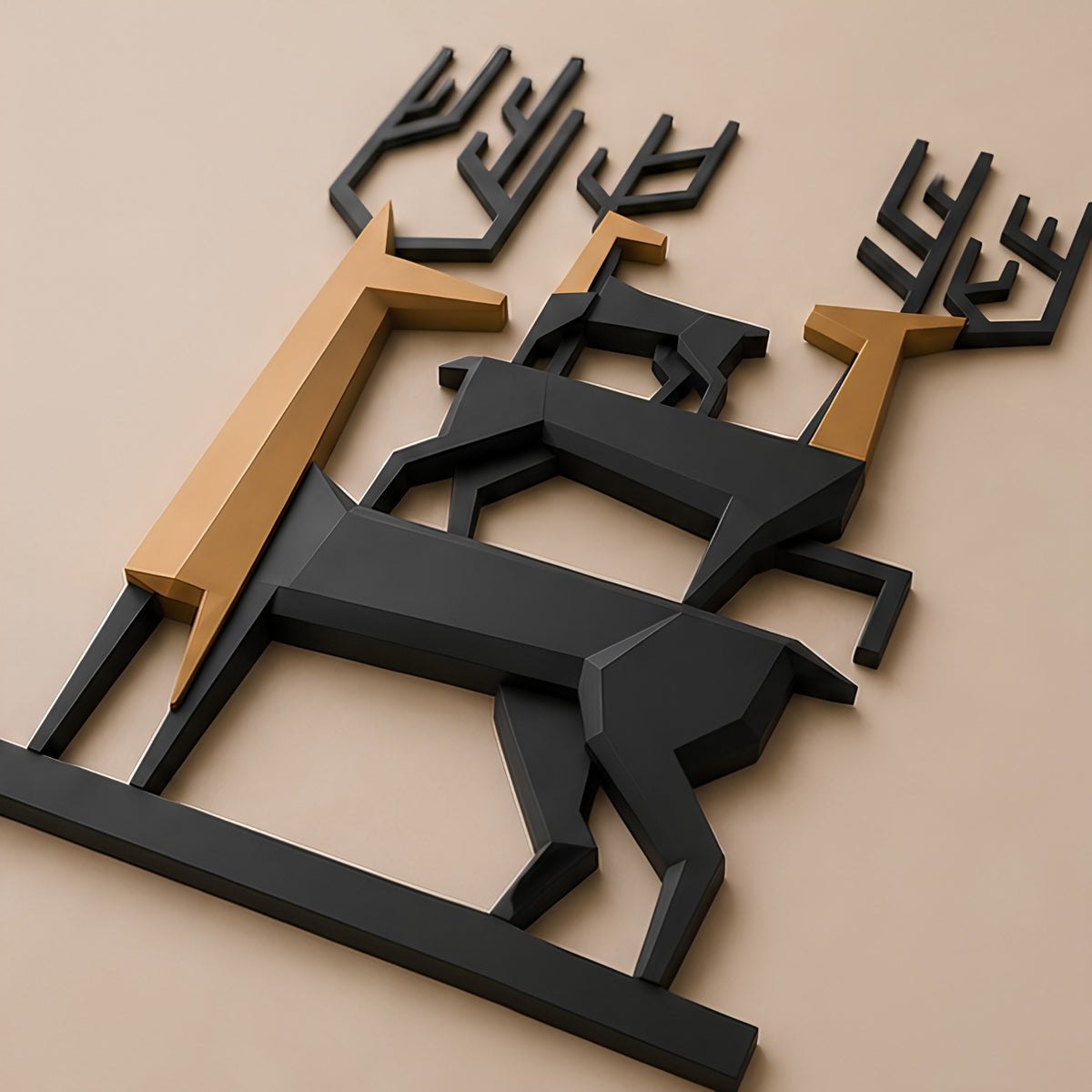DEER FAMILY WALL DECOR