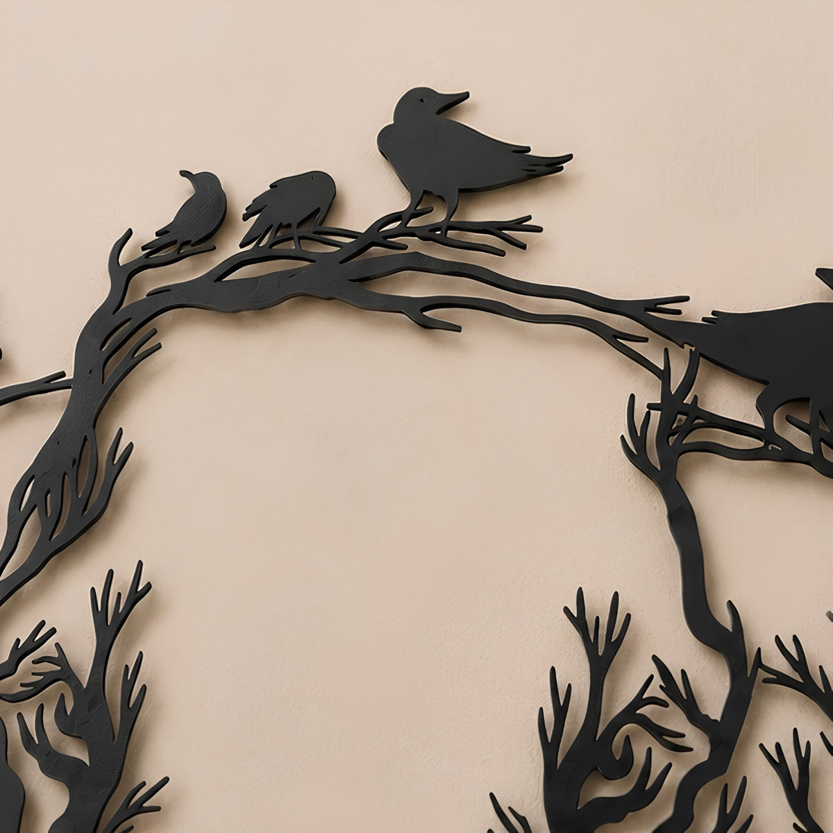 ELEPHANT & BIRDS WALL DECOR