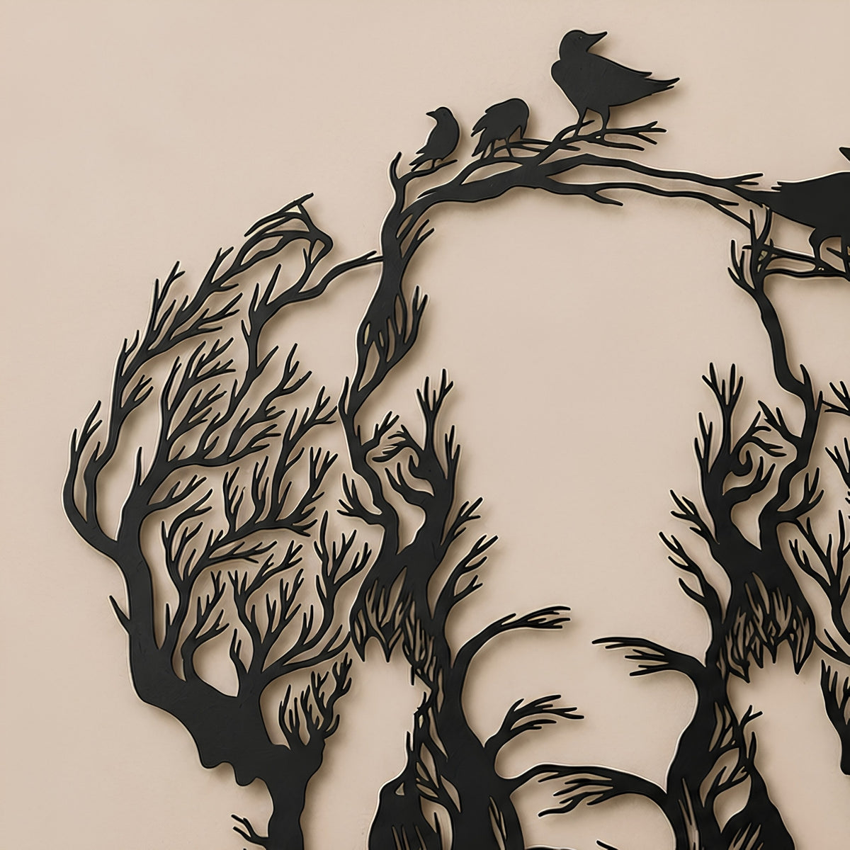 ELEPHANT & BIRDS WALL DECOR