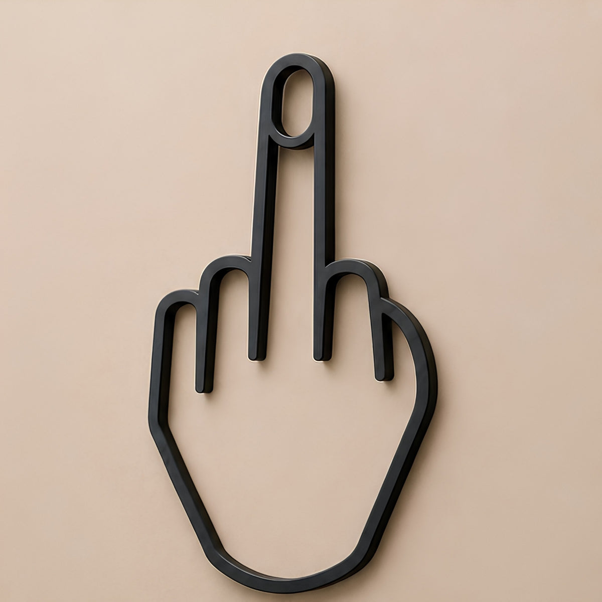 MIDDLE FINGER HAND WALL DECOR