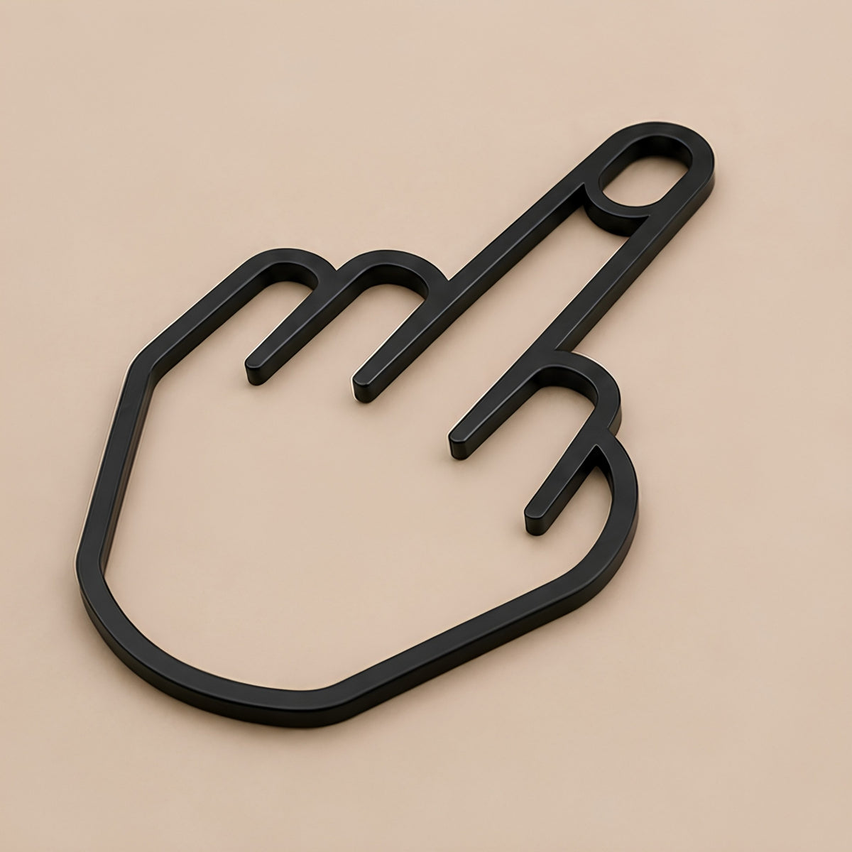 MIDDLE FINGER HAND WALL DECOR