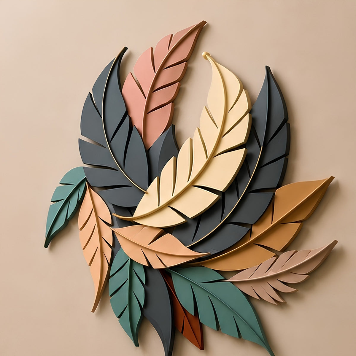 BOTANICAL LEAF WALL DECOR