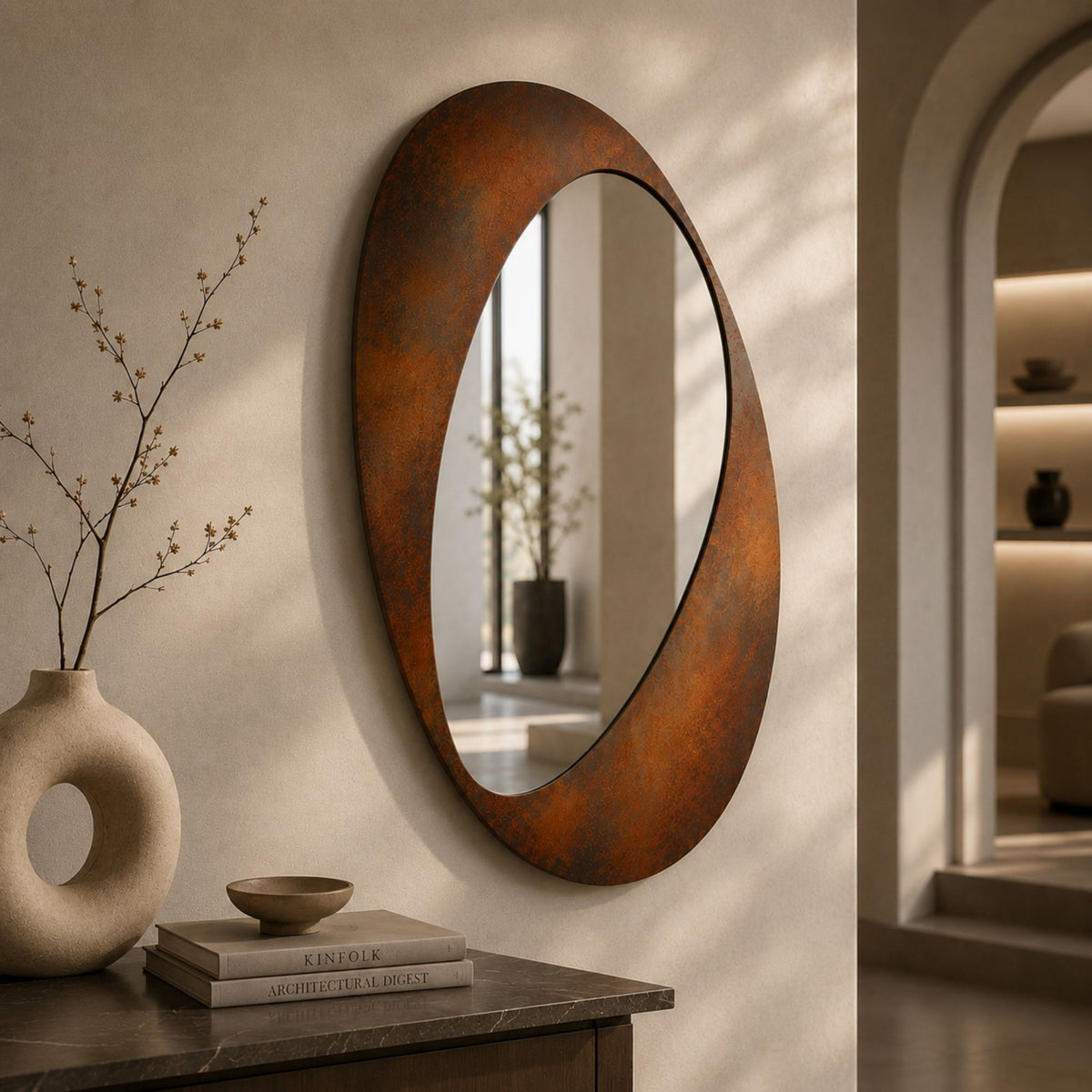 OVAL WALL MIRROR