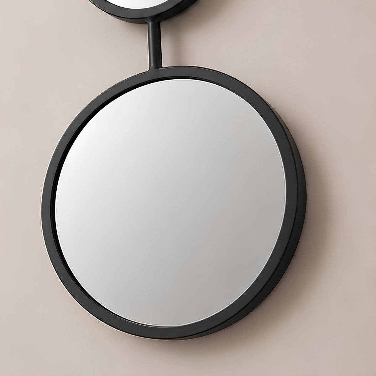 DOUBLE CIRCLE HANGING WALL MIRROR