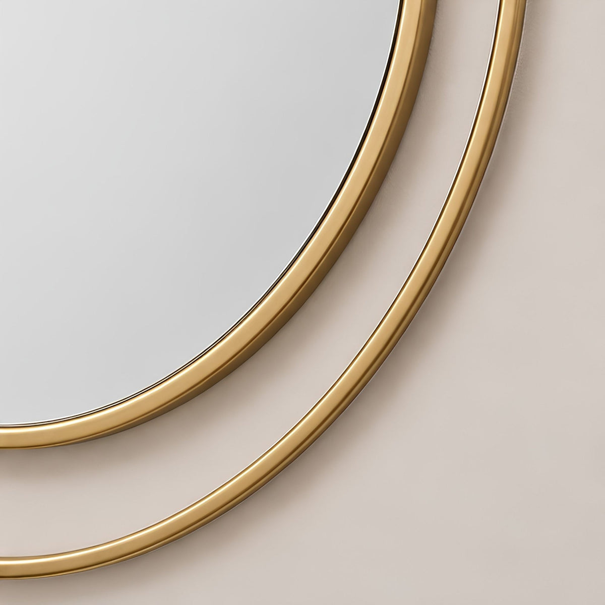 DOUBLE CIRCLE ACCENT WALL MIRROR