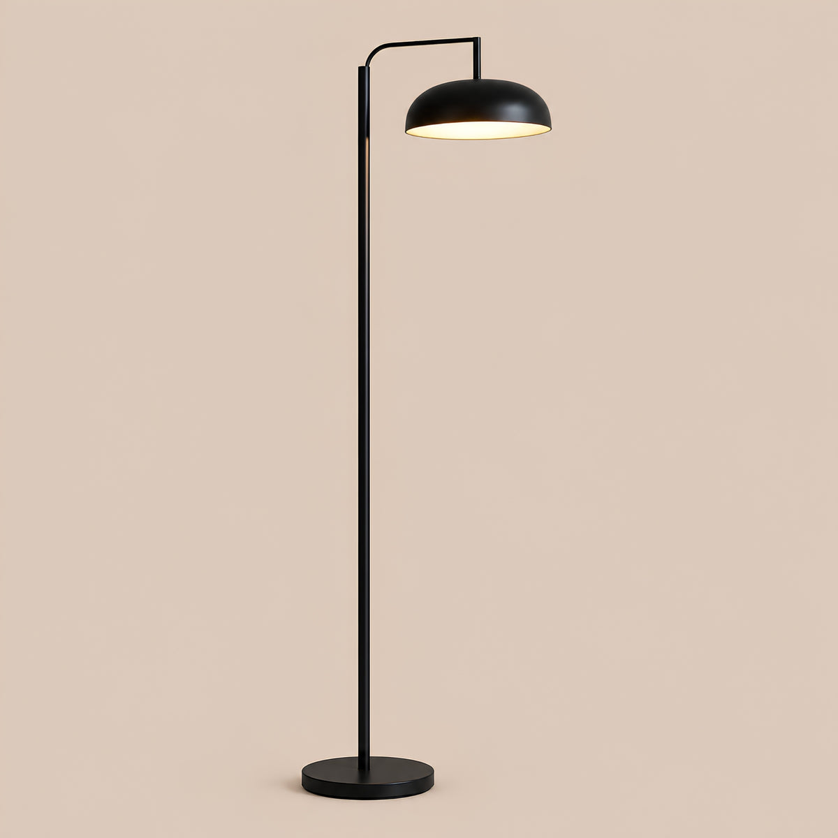 MODERN BLACK ARCH FLOOR LAMP