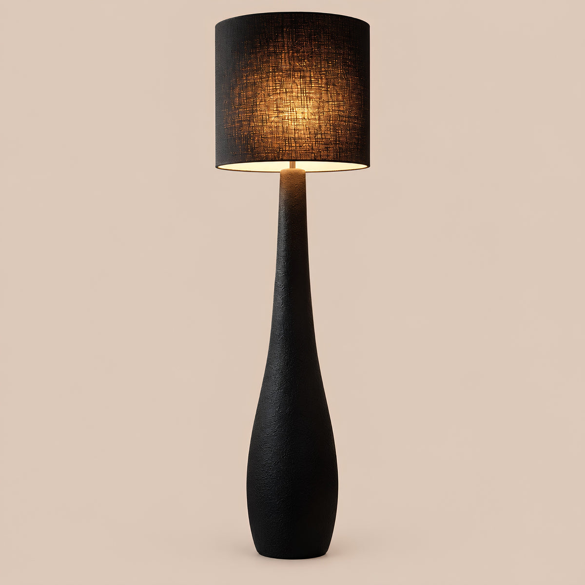 TEXTURED SHADE FLOOR LAMP